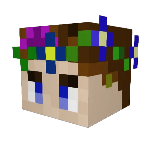 EastStarrr Minecraft avatar head, 3D render