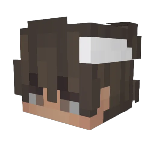 East_Kun Minecraft avatar head, 3D render