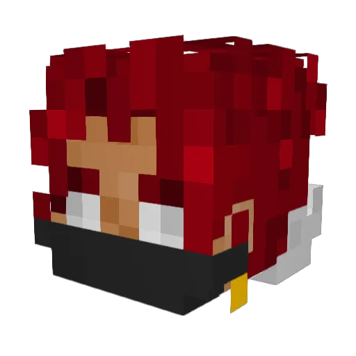 Eastendoor Minecraft avatar head, 3D render