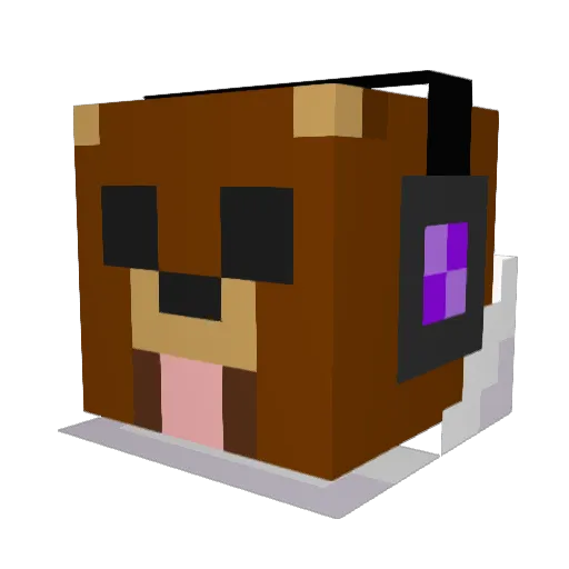 Easter_Bunny2 Minecraft avatar head, 3D render