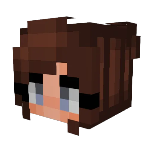 EasterlyAura Minecraft avatar head, 3D render
