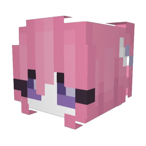 EasternForeigner Minecraft avatar head, 3D render