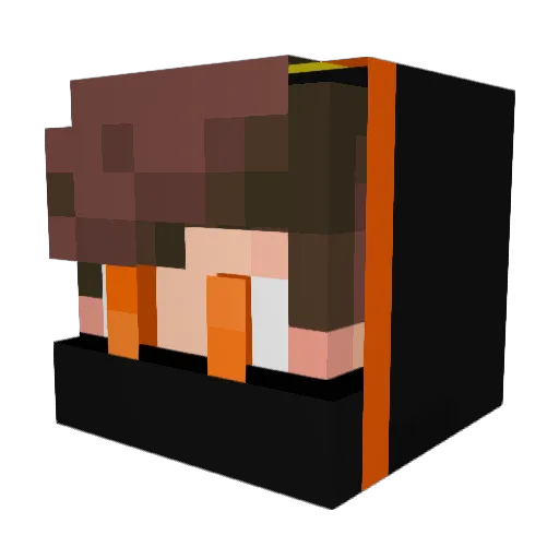 EasternSeaWolf Minecraft avatar head, 3D render