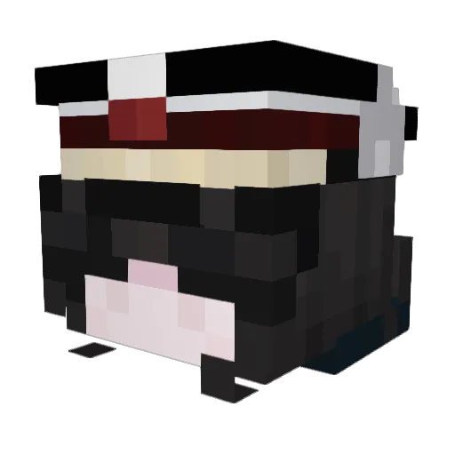 Eastiqaa Minecraft avatar head, 3D render