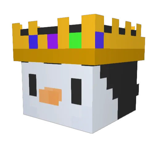 EastonC21 Minecraft avatar head, 3D render