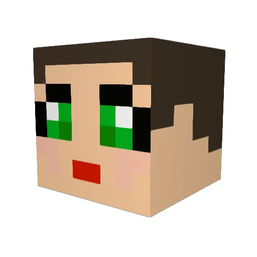 EastwardWinter6 Minecraft avatar head, 3D render