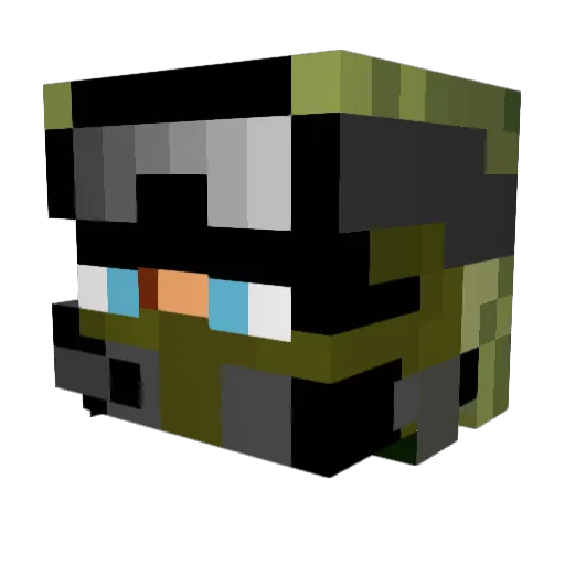 EastyBoy7 Minecraft avatar head, 3D render