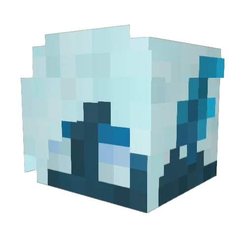 EasyFisch Minecraft avatar head, 3D render