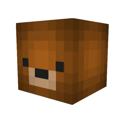 EasyOats Minecraft avatar head, 3D render