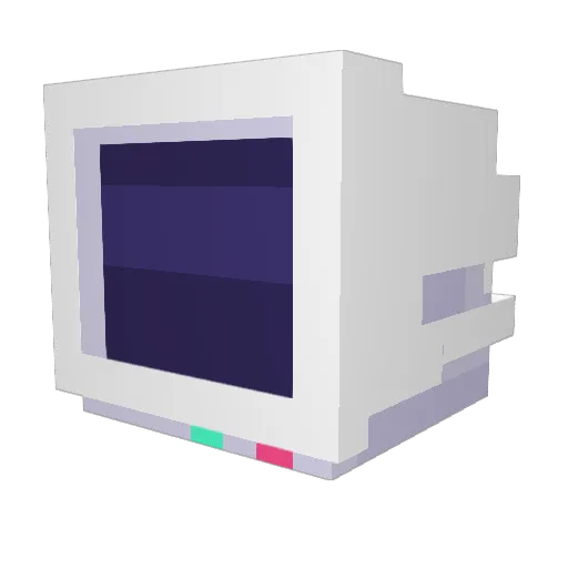 EasyOzi Minecraft avatar head, 3D render
