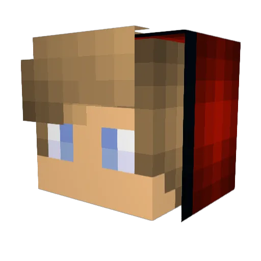 EasySniper887 Minecraft avatar head, 3D render
