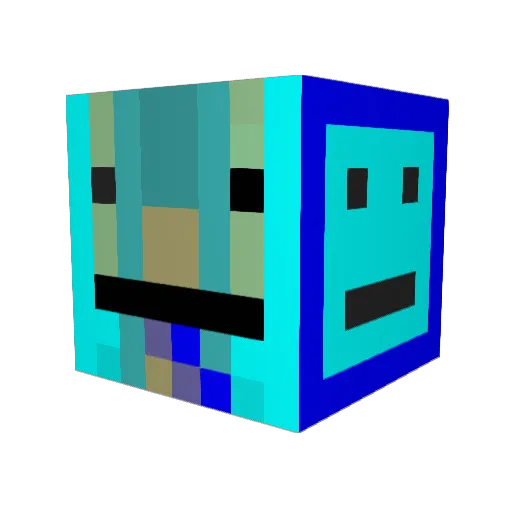 Easy_Yao Minecraft avatar head, 3D render