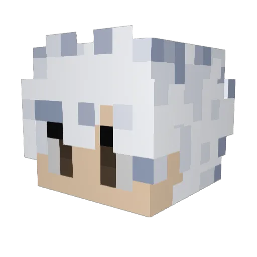 Easybro12 Minecraft avatar head, 3D render