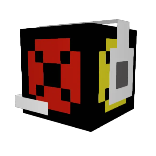 Easychat Minecraft avatar head, 3D render