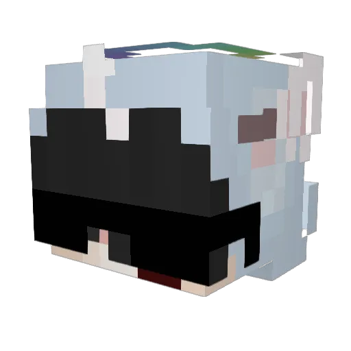 Easykill42 Minecraft avatar head, 3D render