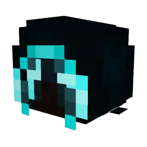 Easyover Minecraft avatar head, 3D render