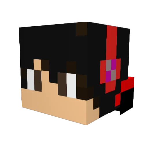 Easystar1 Minecraft avatar head, 3D render