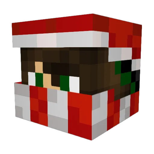 EasyyPlayer Minecraft avatar head, 3D render
