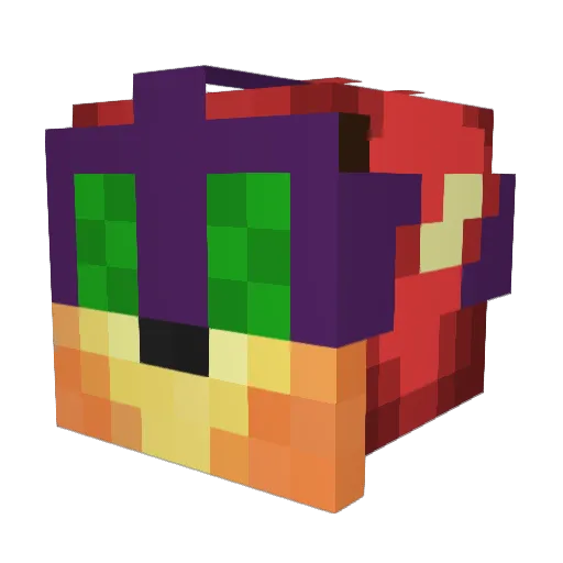 EatEnoughFiber Minecraft avatar head, 3D render