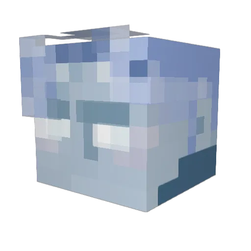 EatMyPantaloon Minecraft avatar head, 3D render
