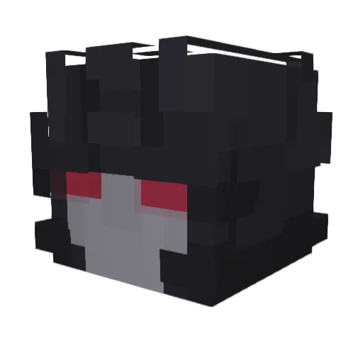 EatYourSparkOut Minecraft avatar head, 3D render