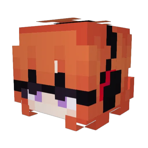 Eat_bugs Minecraft avatar head, 3D render