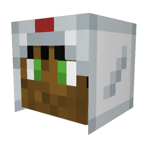Eatenthatchicken Minecraft avatar head, 3D render