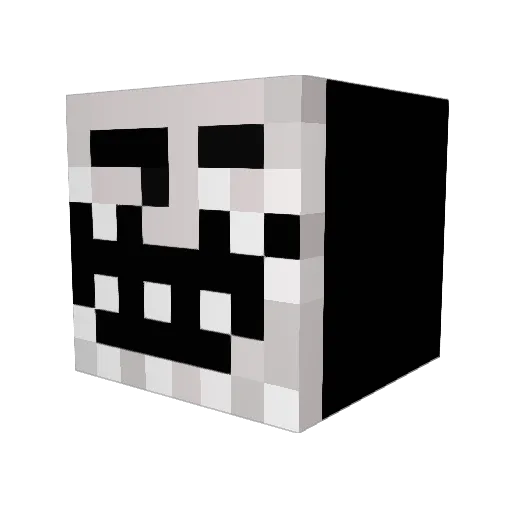 EaterOfSocks Minecraft avatar head, 3D render