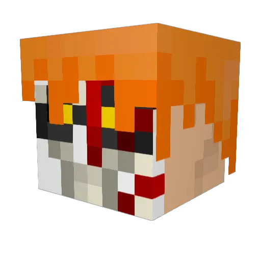 Eating_Sheep Minecraft avatar head, 3D render