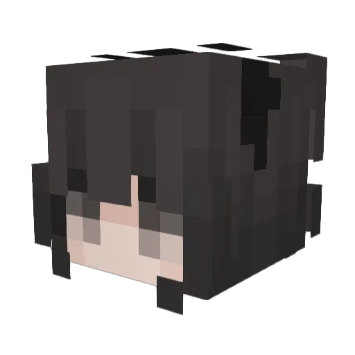 Eatwa Minecraft avatar head, 3D render