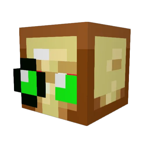 EazyO47 Minecraft avatar head, 3D render