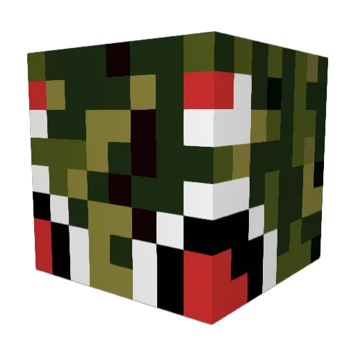 EbachaIgracha Minecraft avatar head, 3D render
