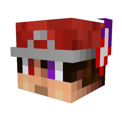 Eban4122 Minecraft avatar head, 3D render