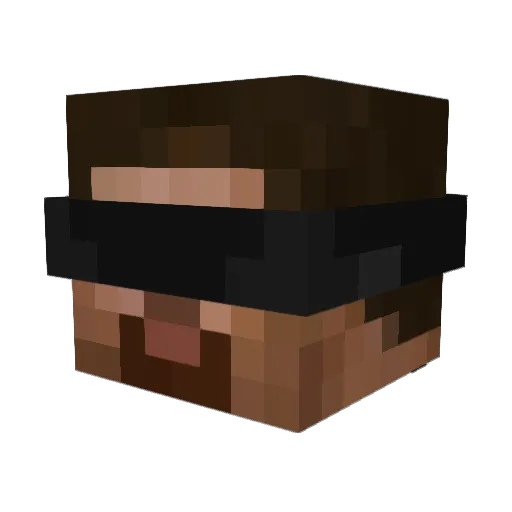 Ebar_dwg Minecraft avatar head, 3D render