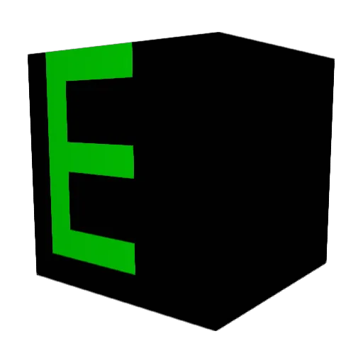 EbieMan Minecraft avatar head, 3D render