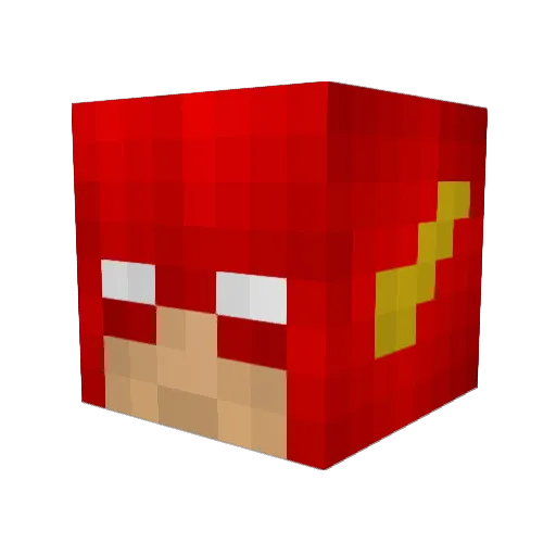 Ebig18 Minecraft avatar head, 3D render