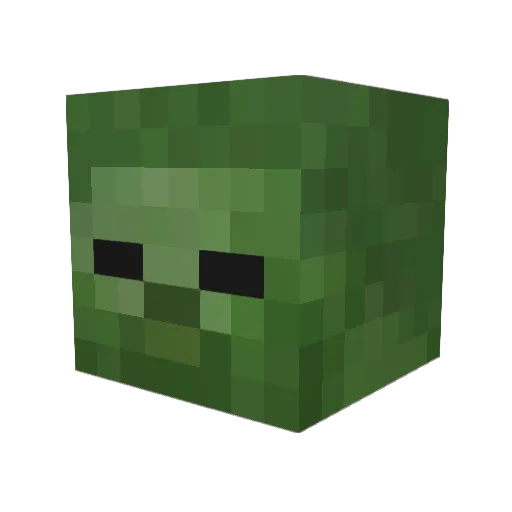 Ebikenchimps089 Minecraft avatar head, 3D render