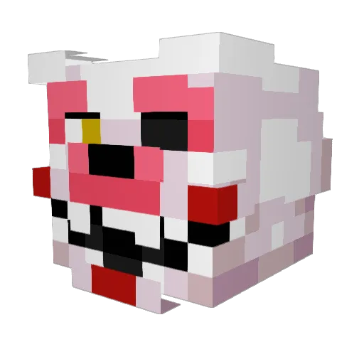 EbinNeezer Minecraft avatar head, 3D render