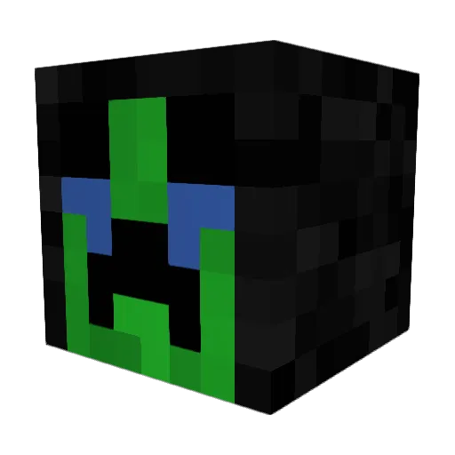 Eblobers7 Minecraft avatar head, 3D render