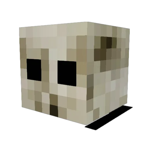 EbnerThorley Minecraft avatar head, 3D render