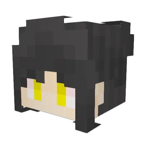 Ebo_423 Minecraft avatar head, 3D render