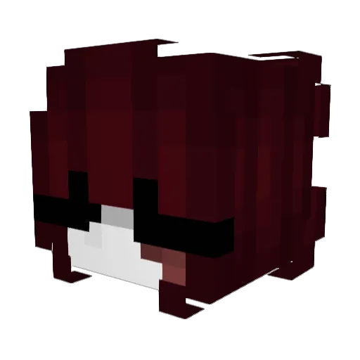 Ebonee_1 Minecraft avatar head, 3D render