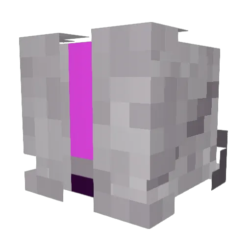 EbonyTortoise Minecraft avatar head, 3D render
