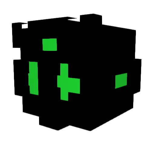 Ebr3ezyC Minecraft avatar head, 3D render