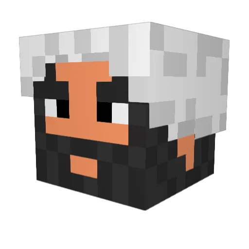 EbuCehil512 Minecraft avatar head, 3D render