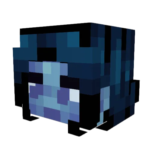 Ebuzzard Minecraft avatar head, 3D render