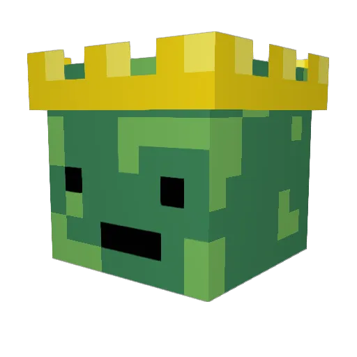 Ec1ip5ed Minecraft avatar head, 3D render