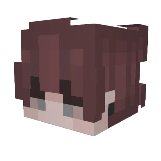 Ec3rp3r Minecraft avatar head, 3D render