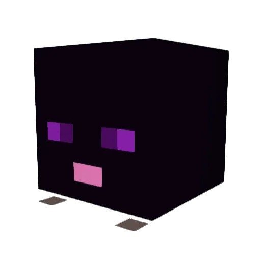 Ec_to Minecraft avatar head, 3D render