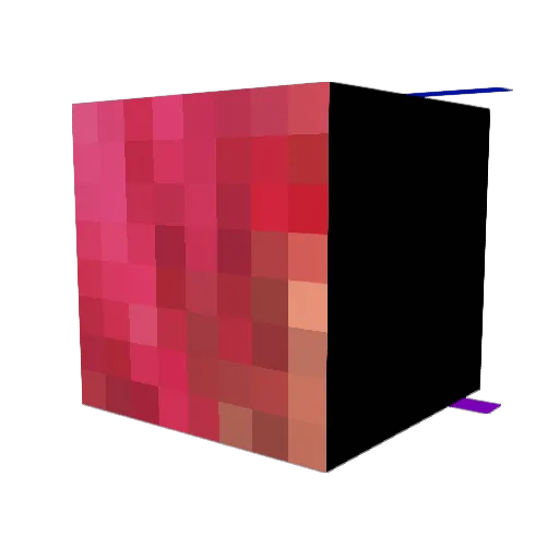 Ecco___ Minecraft avatar head, 3D render